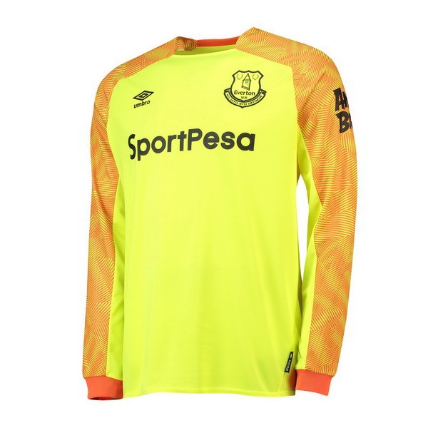 Everton Trikot Auswarts ML Torwart 2018-19 Gelb Fussballtrikots Günstig